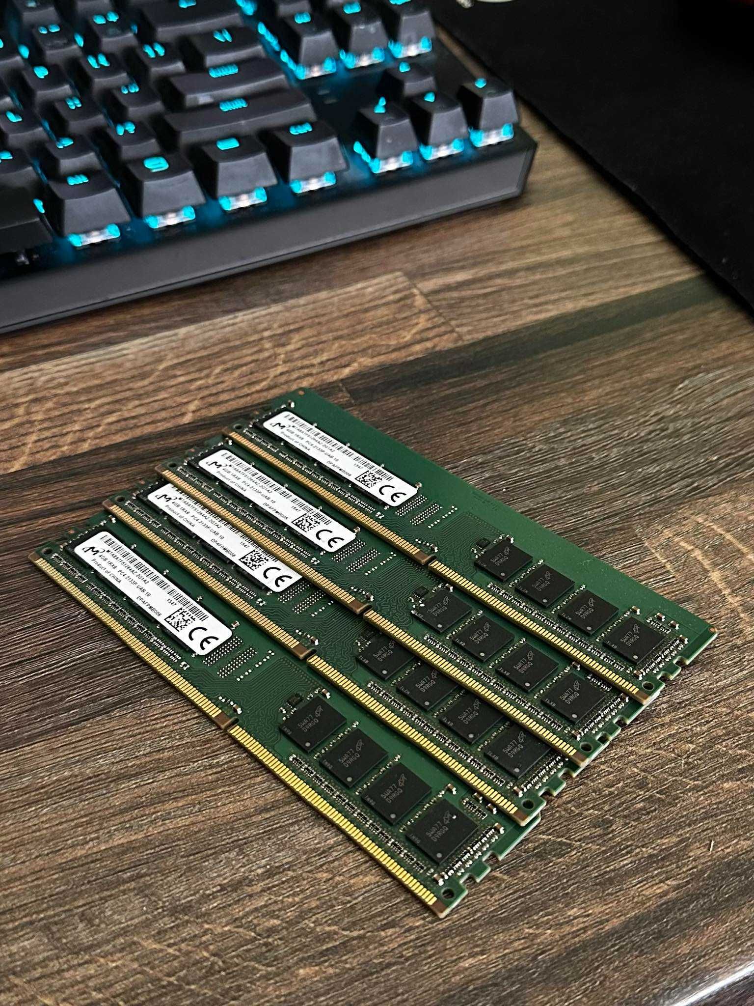 Pamięć RAM DDR4 Micron 4 GB 2133Hz 4 sztuki