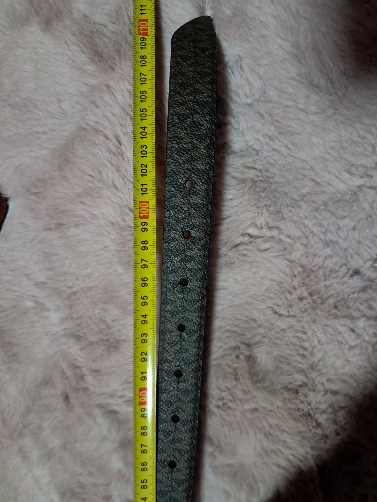 Michael Kors pasek twist belt dwustronny logowany monogram skórzany re