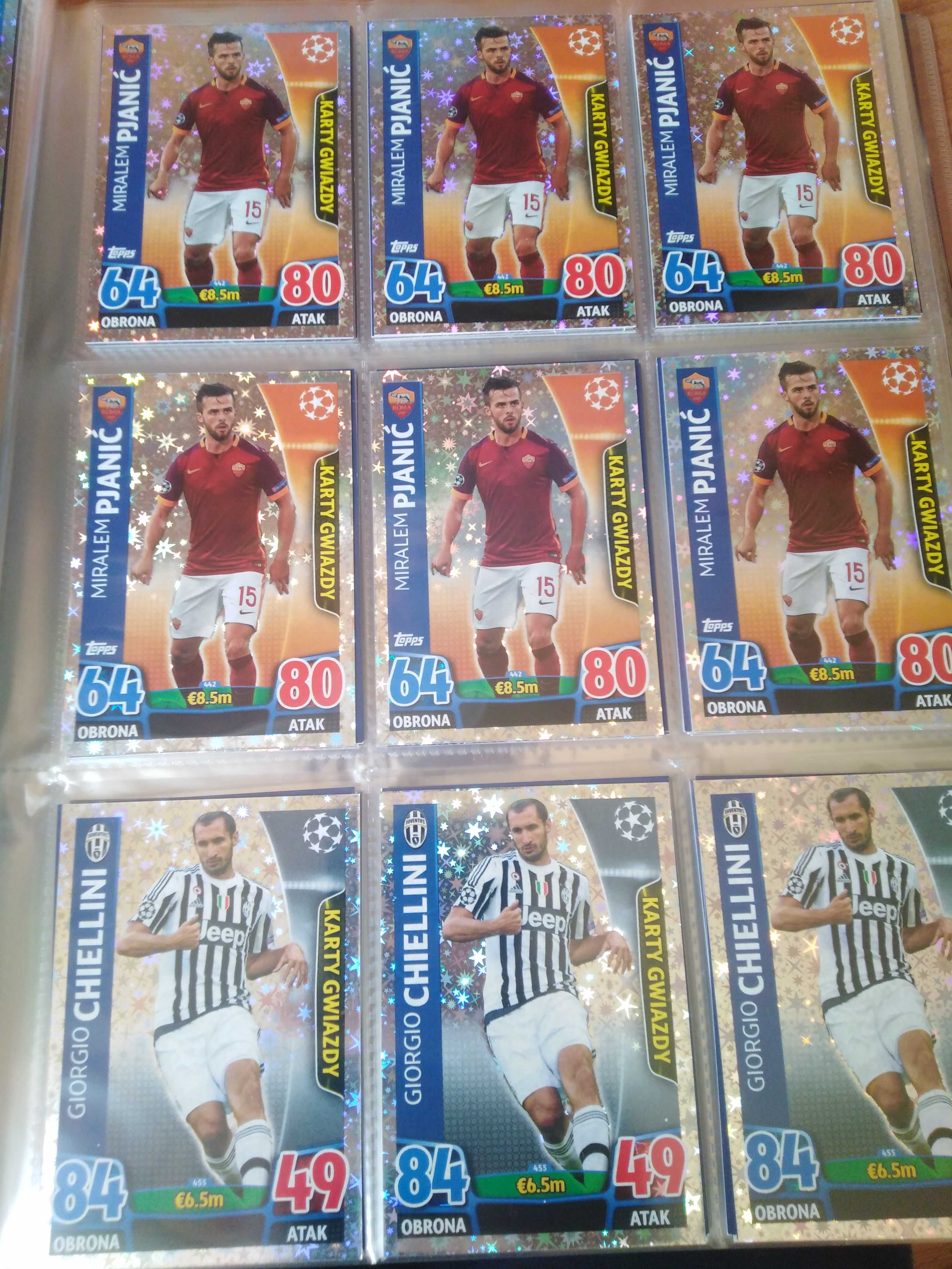 Karty piłkarskie Panini / Topps