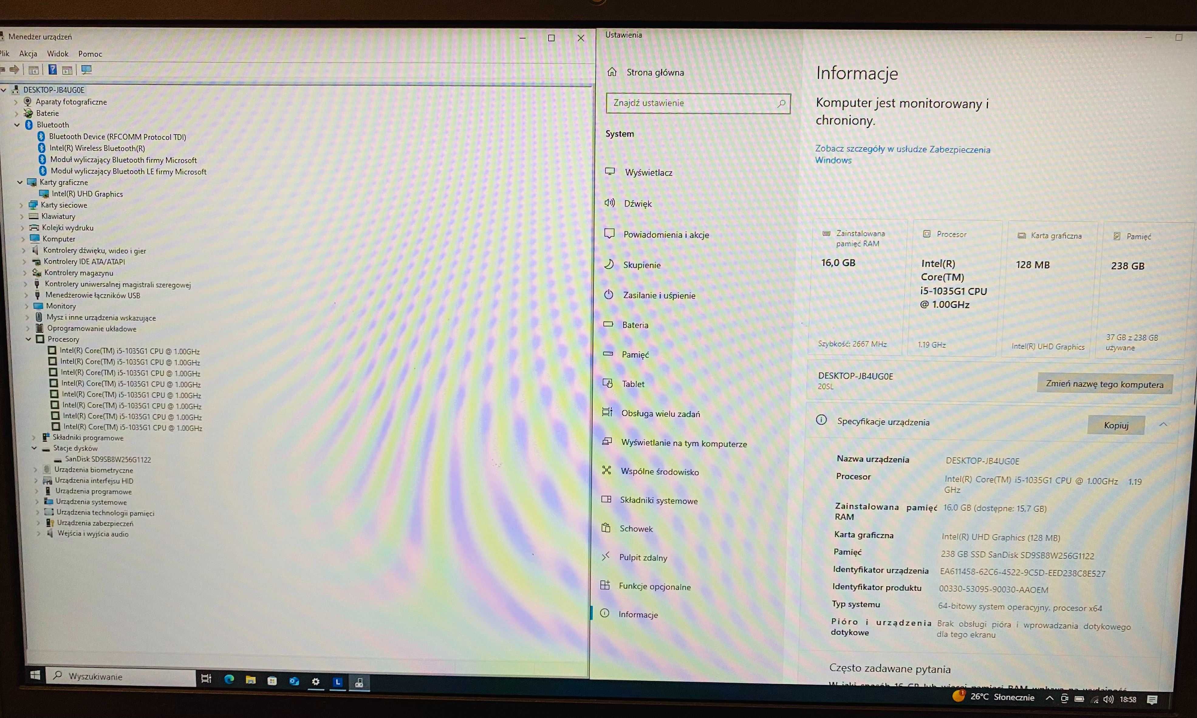 Lenovo ThinkBook 14" Intel i5 10-gen, 16Gb DDR4, SSD UHD, USB-C, 1,5kg