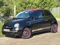 Fiat 500 **CABRIO**Z Niemiec**Stan Idealny**Brazowe Skóry**KLIMA**IGIEŁECZKA**