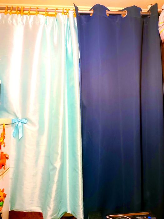 Штори 2шт(коротка та довга)