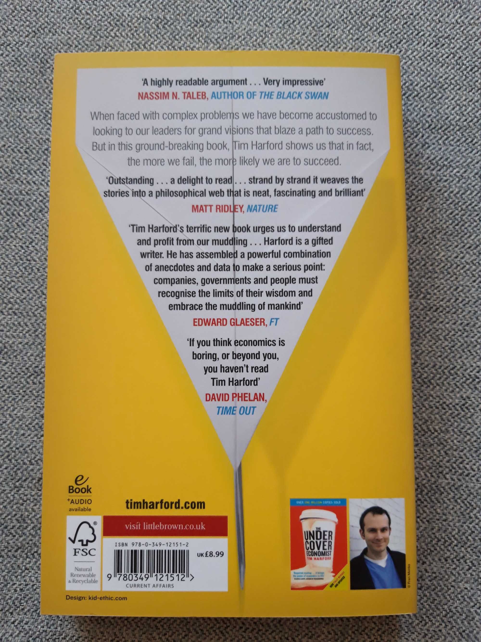 Livro "Adapt" de Tim Harford