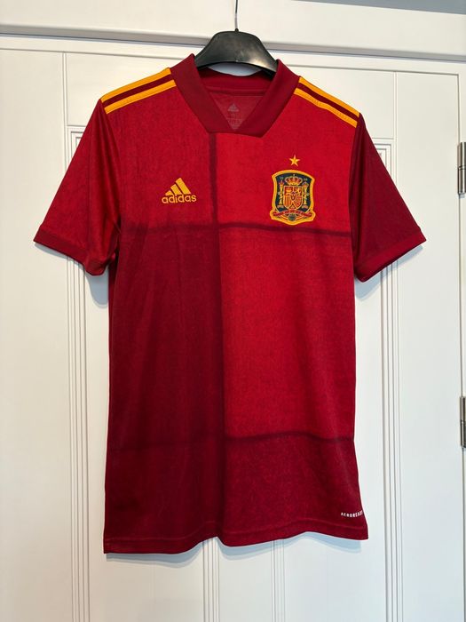 Piłkarska sportowa koszulka adidas hiszpania męska