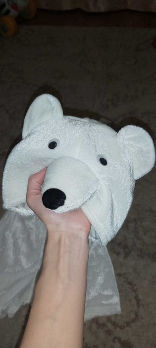 Новорічний костюм білого ведмедя 104/110