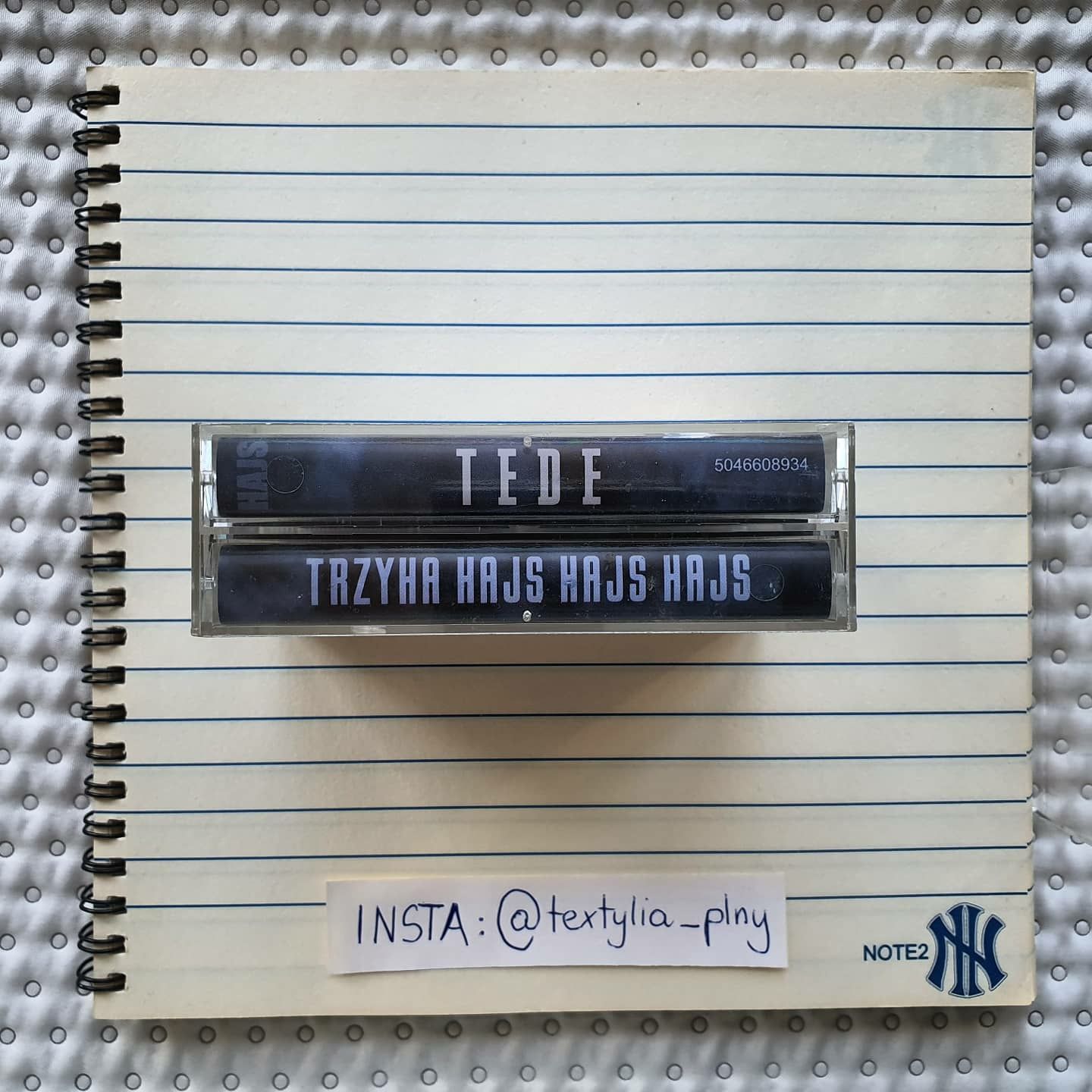 Tede Trzyha WFD hajs hajs hajs nwj wjnwj plny textylia lala noir