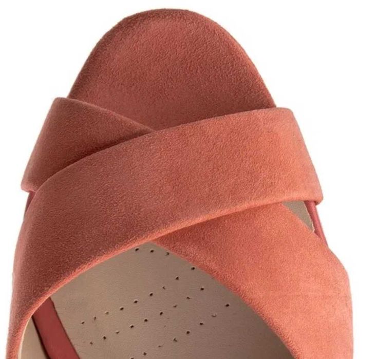 Clarks р.41 стельки-26,5см замшевые босоножки женские