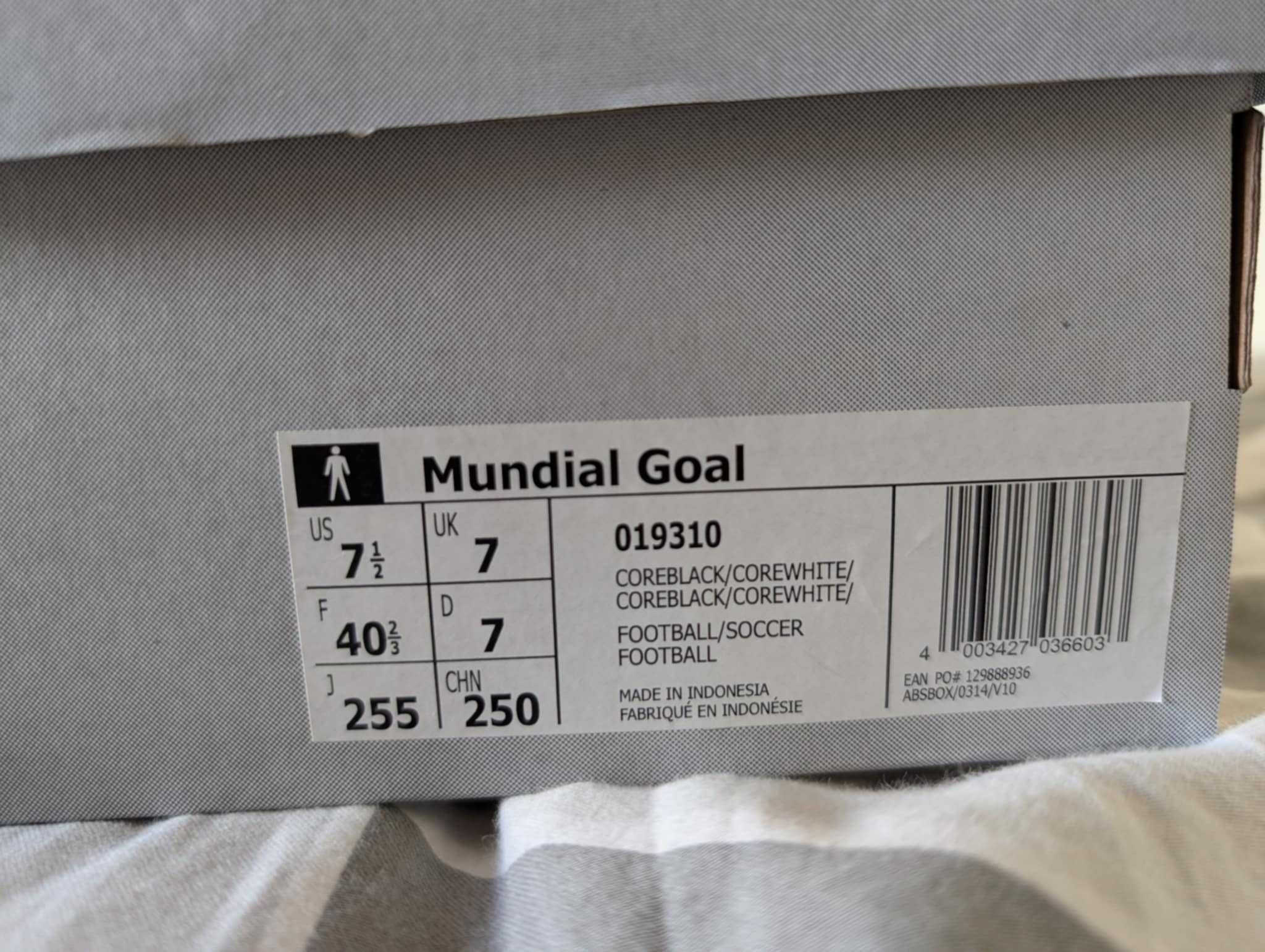 Halówki adidas Mundial Goal - Czarny (NOWE)