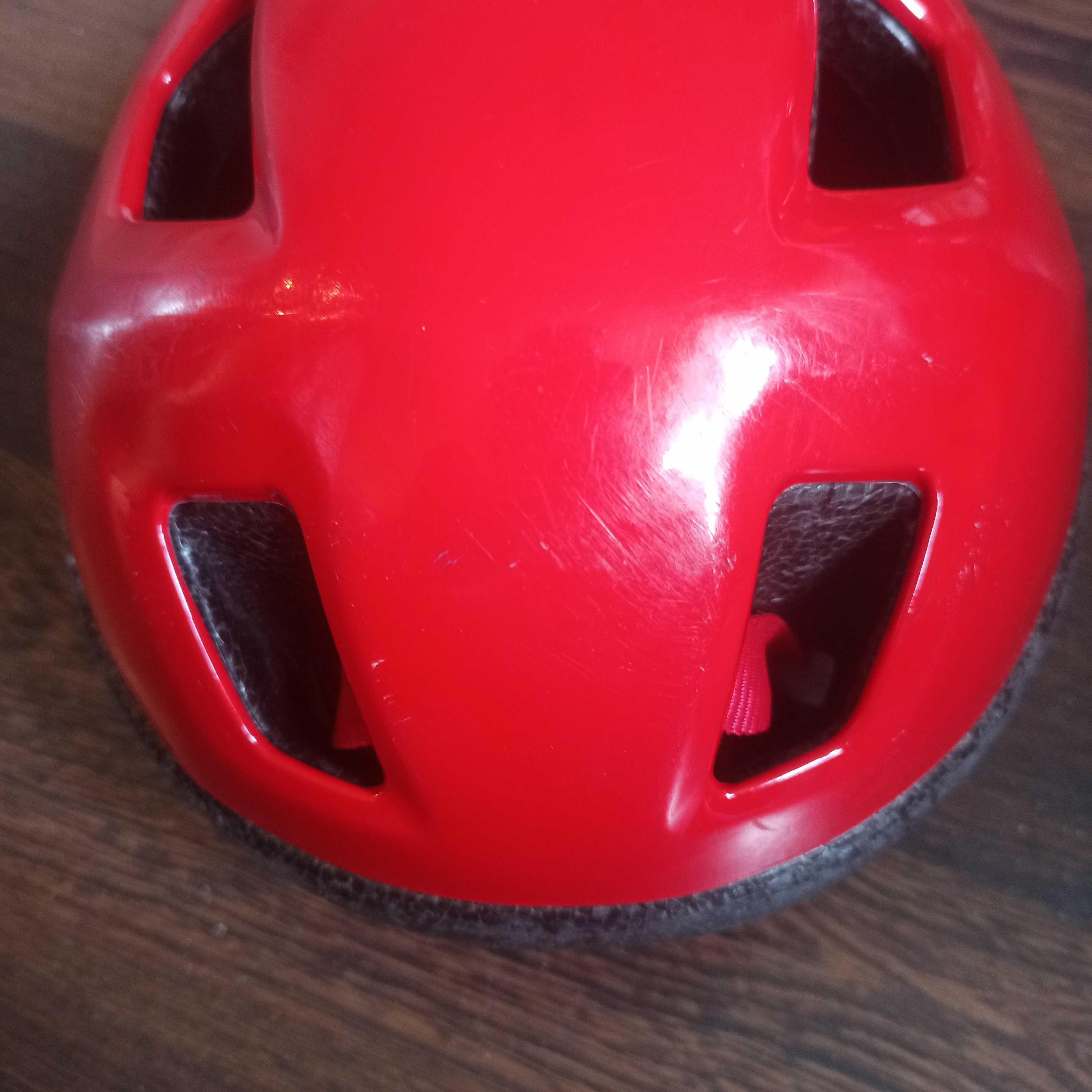 Kask dziecięcy btwin xs 48-52 czerwony