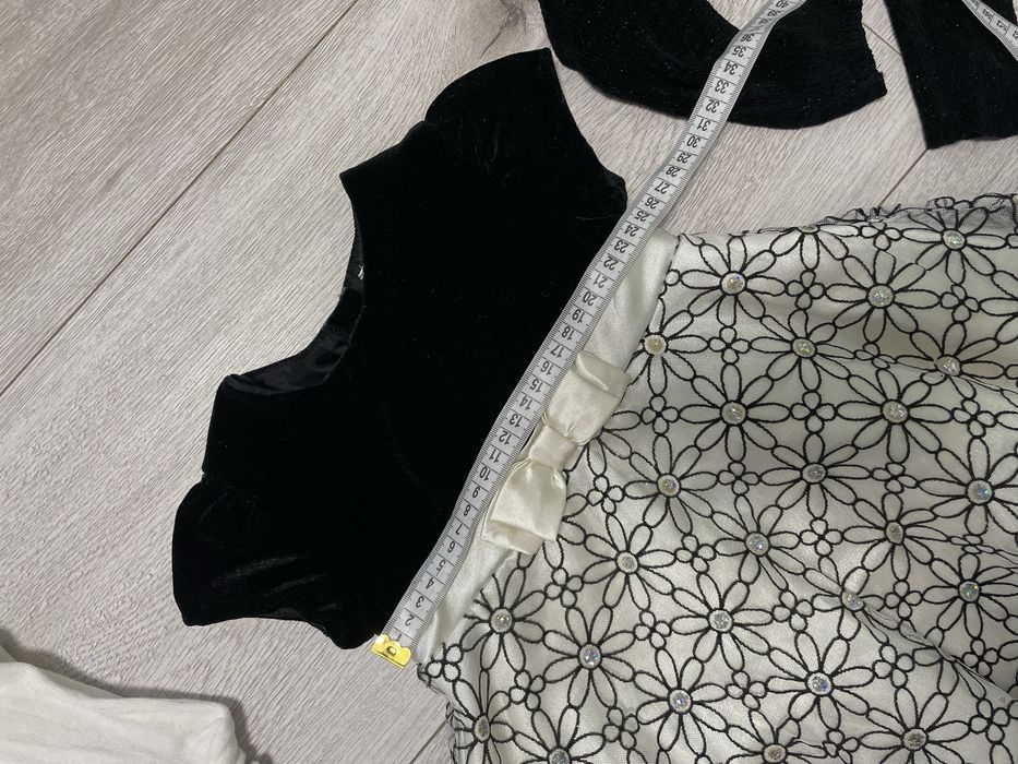 Сукня святкова для дівчинки (сукня, болеро, колготи, туфлі)