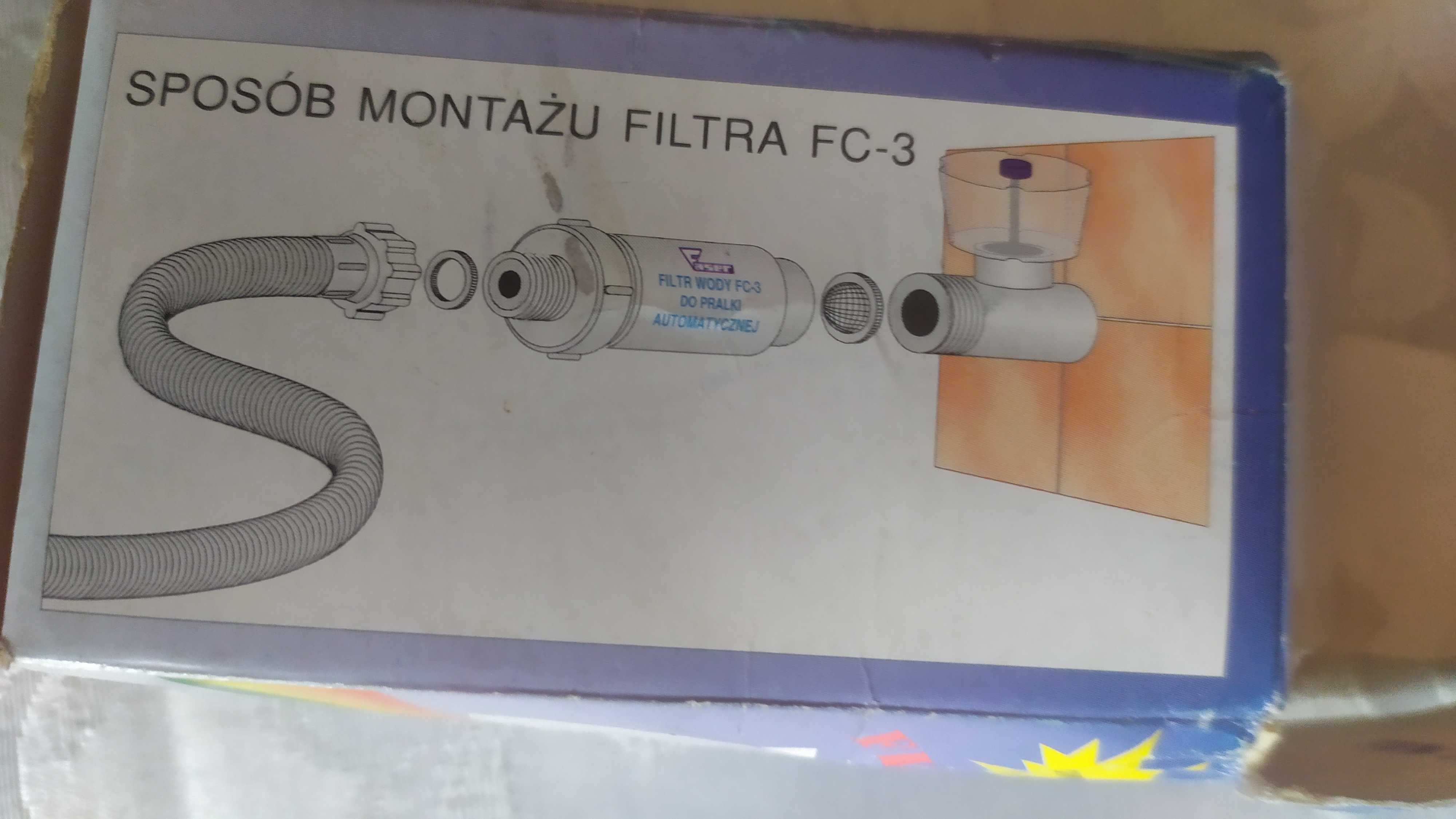 Nowe filtry- 2 szt. do pralki automatycznej FC-3, z 1995 roku