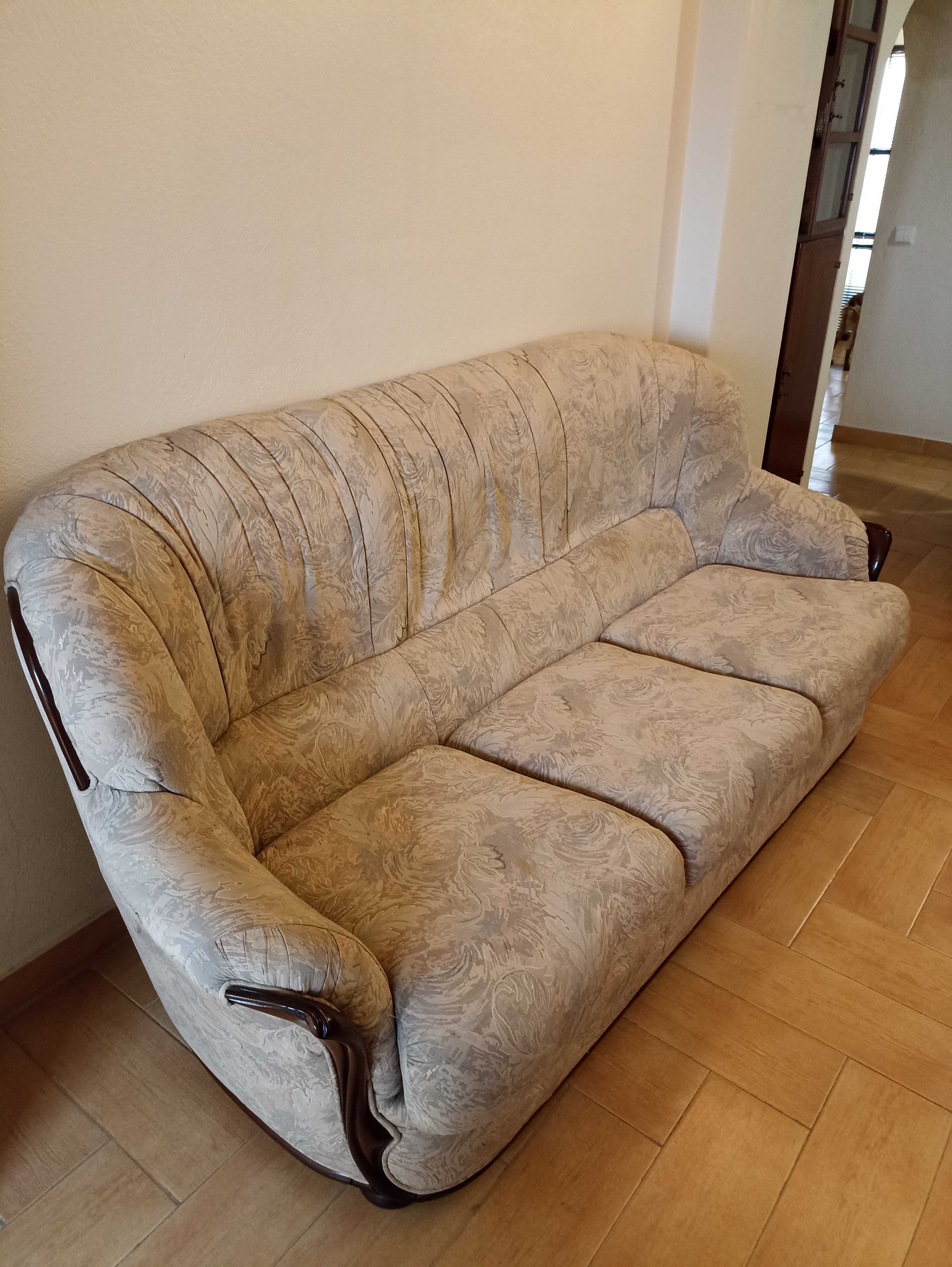 conjunto de sofa  cama de 3 lugares + 1 individual + 1 individual