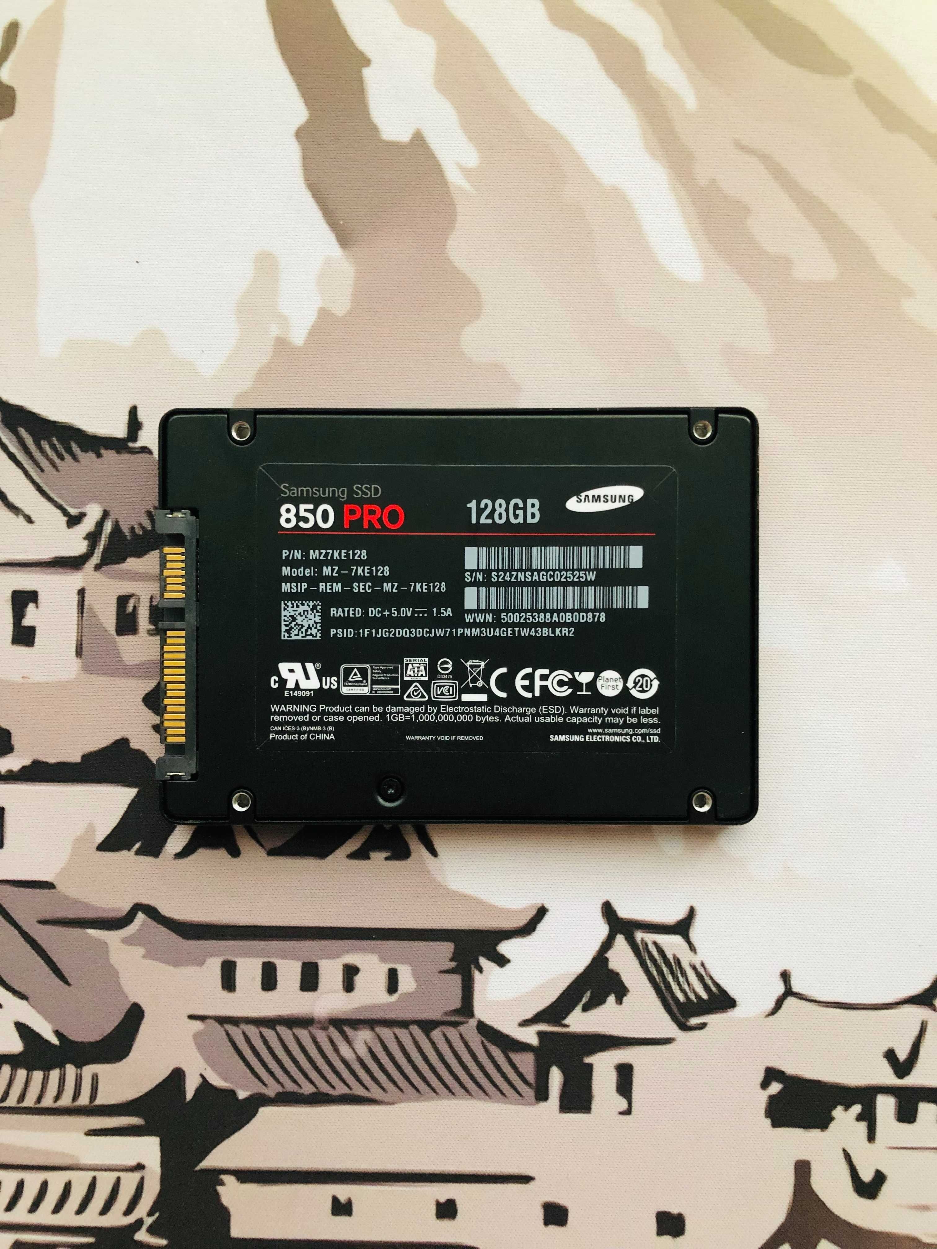 SSD диск Samsung 850 Pro series 128GB