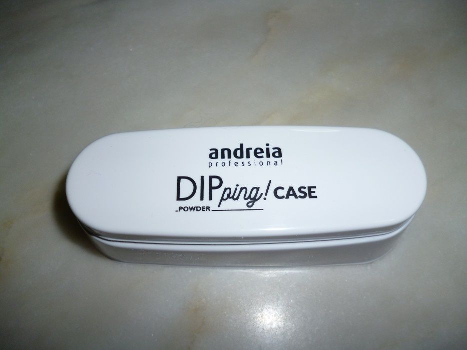 Unhas acrilico Andeia dipping case ou caixa unha francesinha