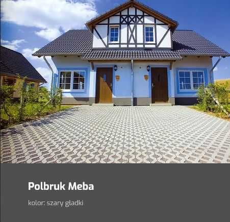Płyta ażurowa Polbruk Meba Ażur 40x60 gr 8 cm SZARA