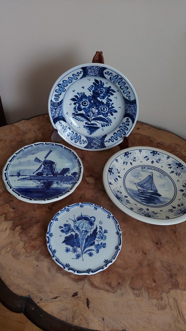 Delft  - Talerze - Holandia- Porcelana  - Vintage