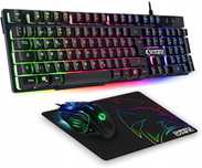 Набір Клавіатури миша килим EMPIRE GAMING Armor RF800 RGB