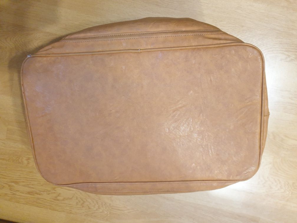 Ruda torebka/torba skórzana Cropp XXL