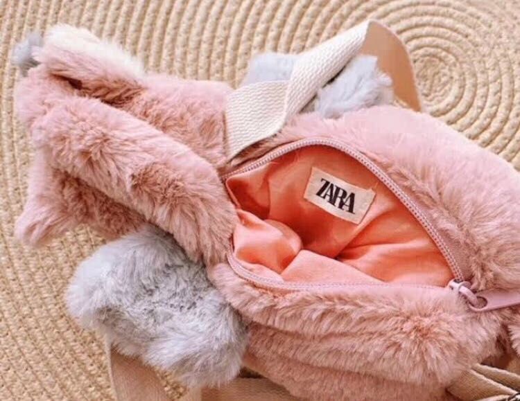 Розовая, мультяшная сумка рюкзак Зара единорог Zara kids для девочки