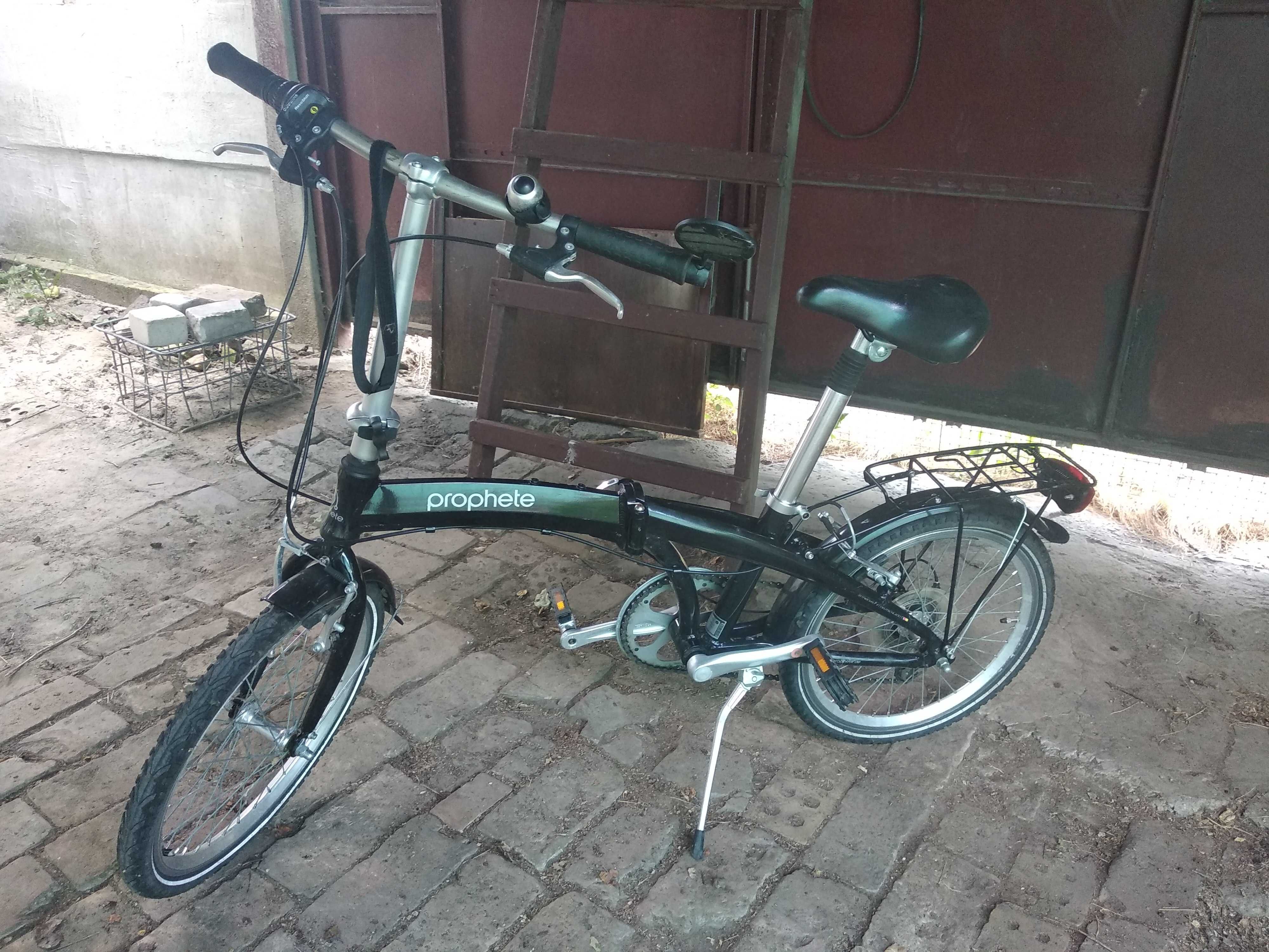 Складний велосипед Prophete Faltrad City 20" 12.5" чорний