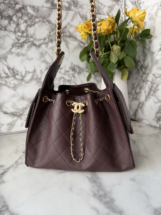 Torebka Chanel S25 Chocolate Brown