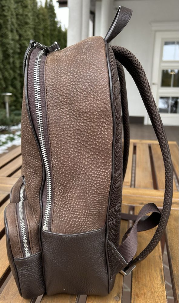 Новий чоловічий шкіряний рюкзак massimo dutti