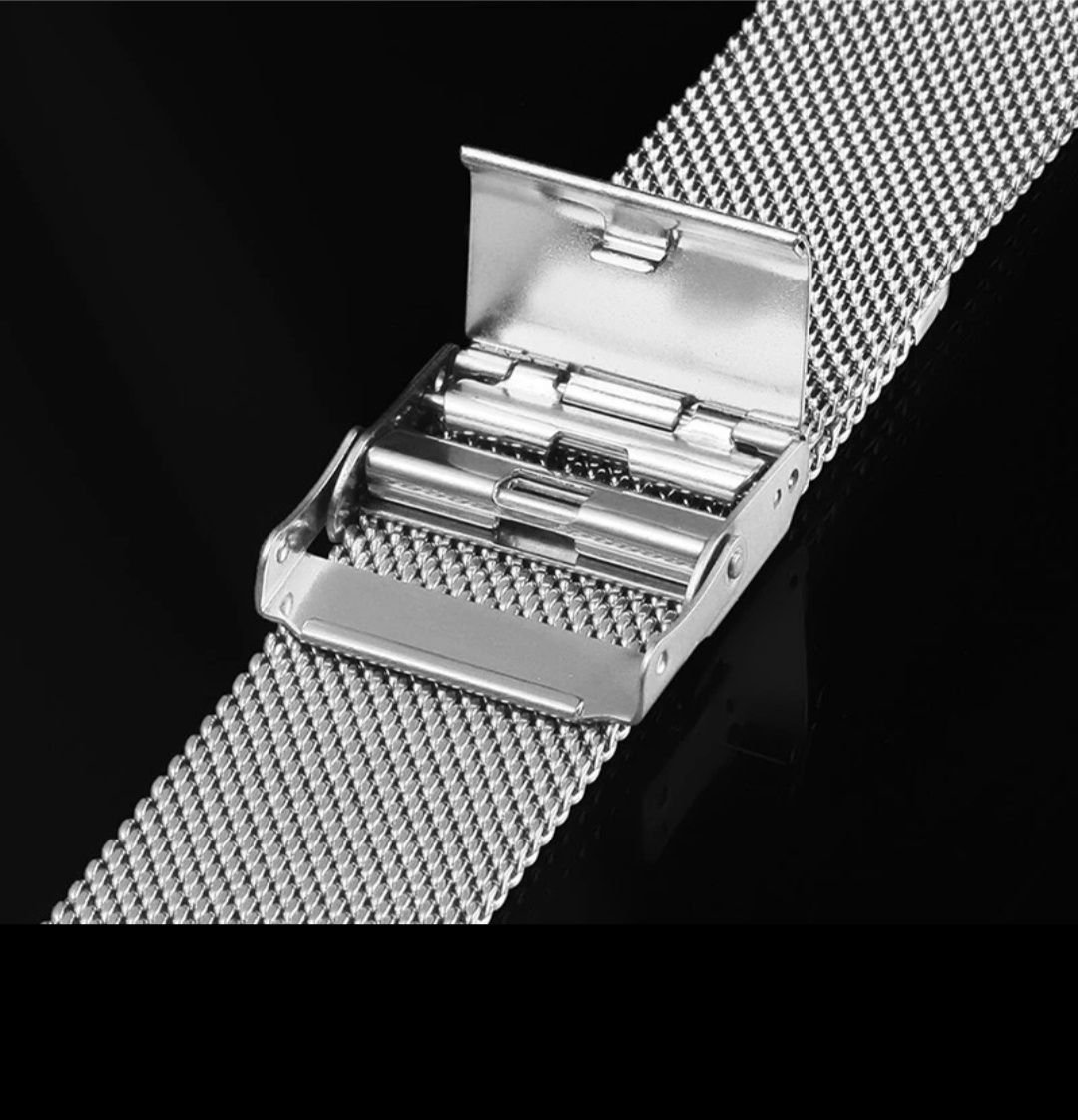 Bransoletka damska smartwatch zegarek ze stali nierdzewnej 22 mm