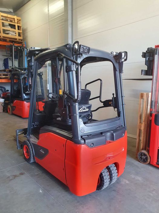 Wózek widlak LINDE E16 2019r 52 netto 3.15m ELEKTRYK 6030h E18 E14 E20