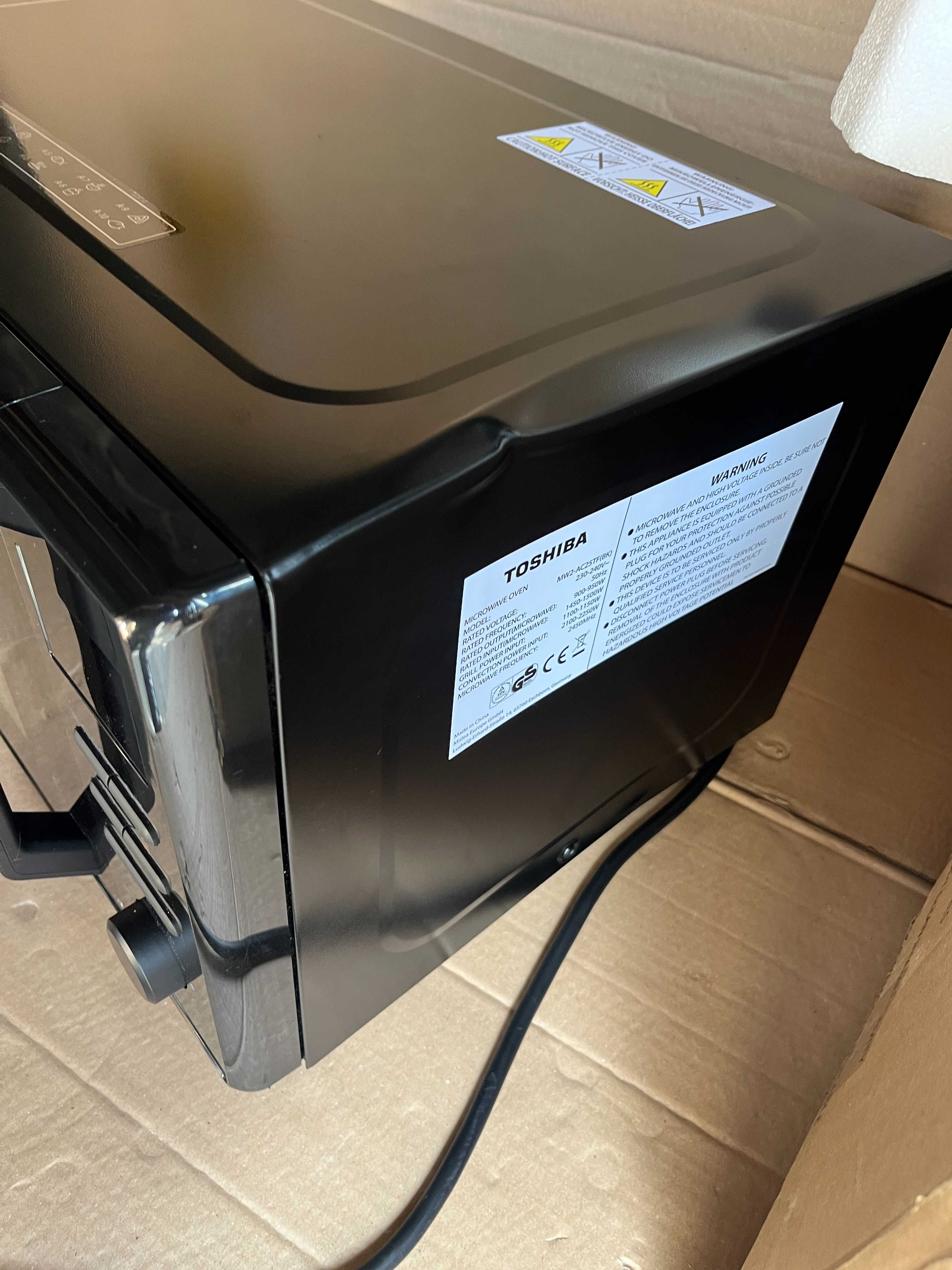 Toshiba MW2-AC25TF(BK) Kuchenka mikrofalowa z funkcją konwekcji 25L