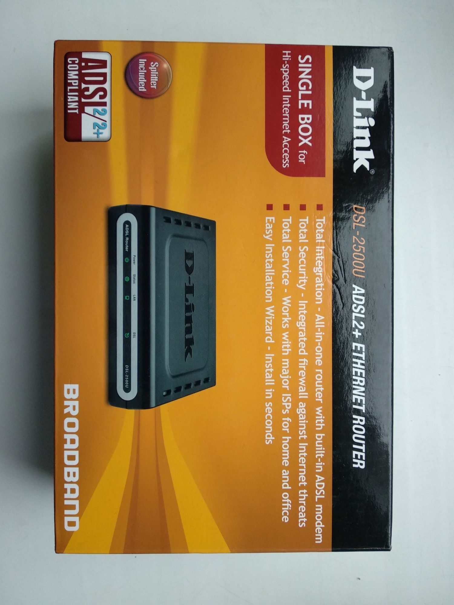 Маршрутизатор D-Link DSL-2500U ADSL2+Ethernet router
