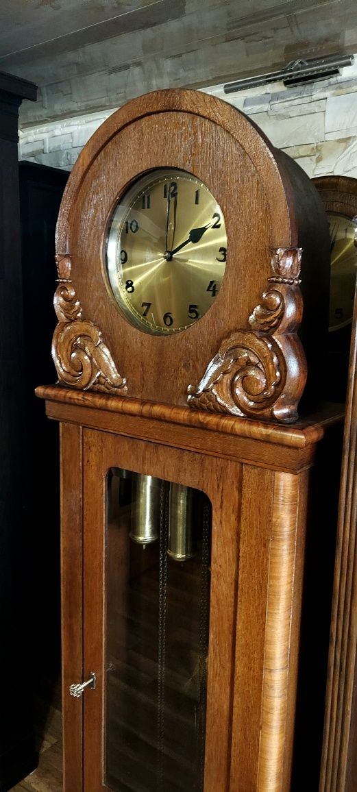 Zegar stojący kwadransowy Alpina śliczna baba z kurantem