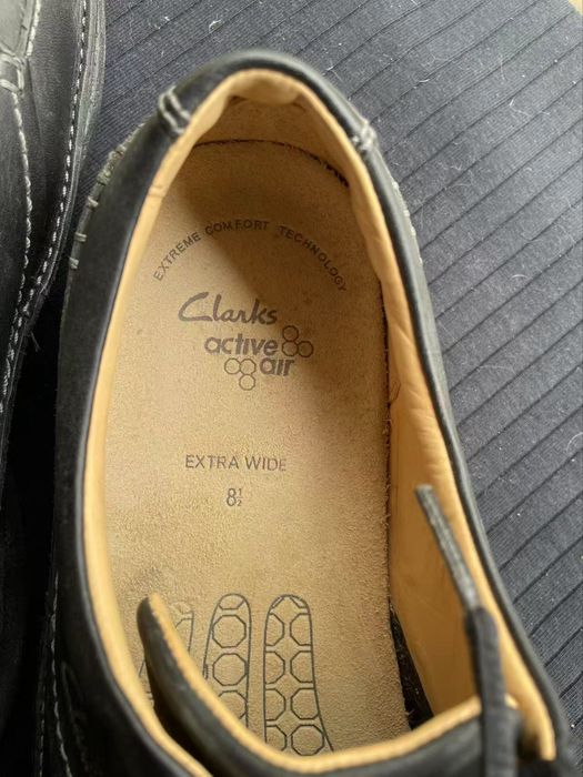 Sapatos Clarks extra wide Novos