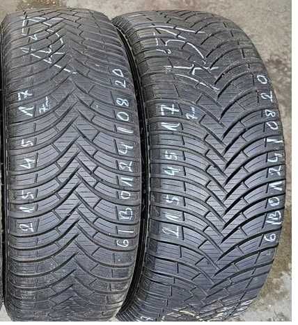 2szt opony całoroczne używane 215/45R17 Kleber Quadraxer 2  W-wa