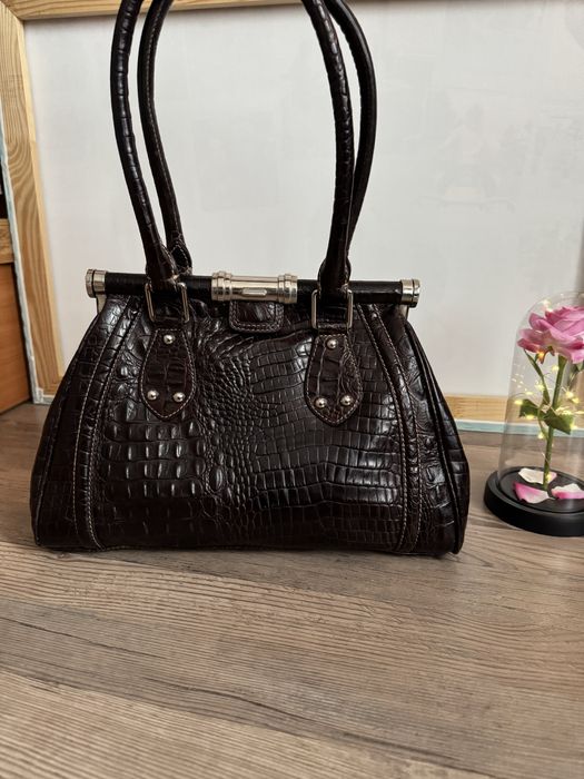 Оригінальна шкіряна сумка HOBBS London – made in Italy