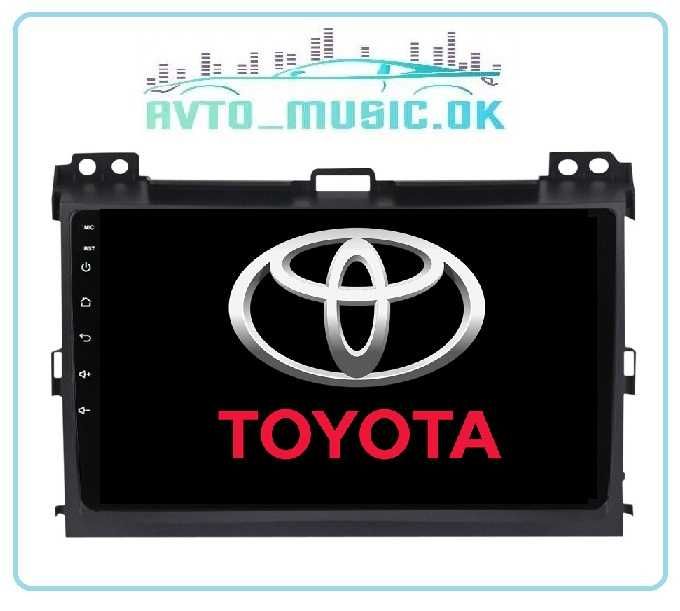 Магнітола Toyota Prado 120  Android, Qled, GPS, USB, 4G, CarPlay!