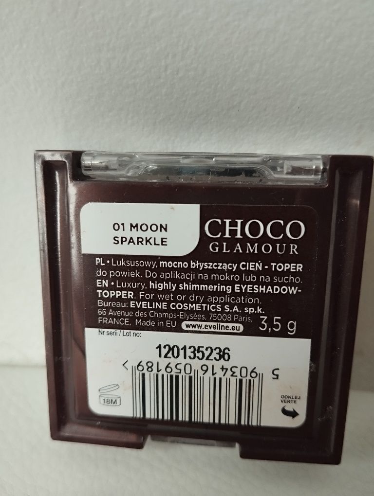 Cień do powiek choco Eveline złoty sparkle