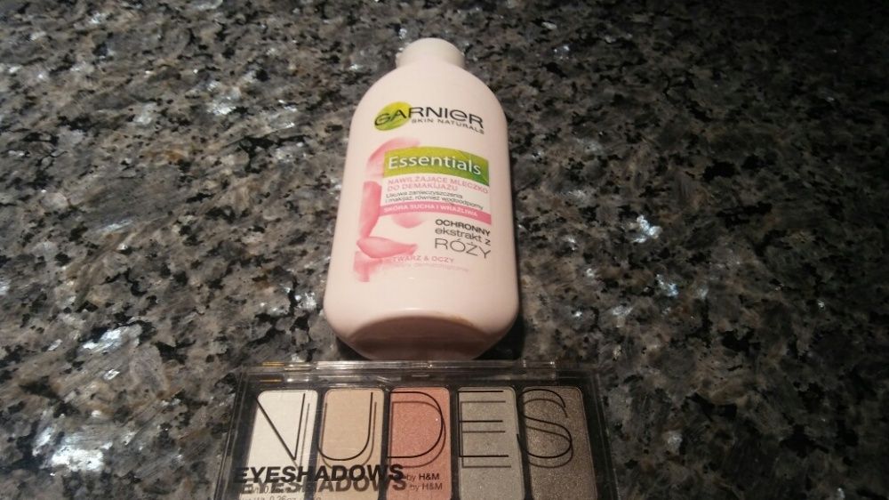 Cienie do powiek nudes eye shadows H&m raz dotknięte pędzelkiem kolekc