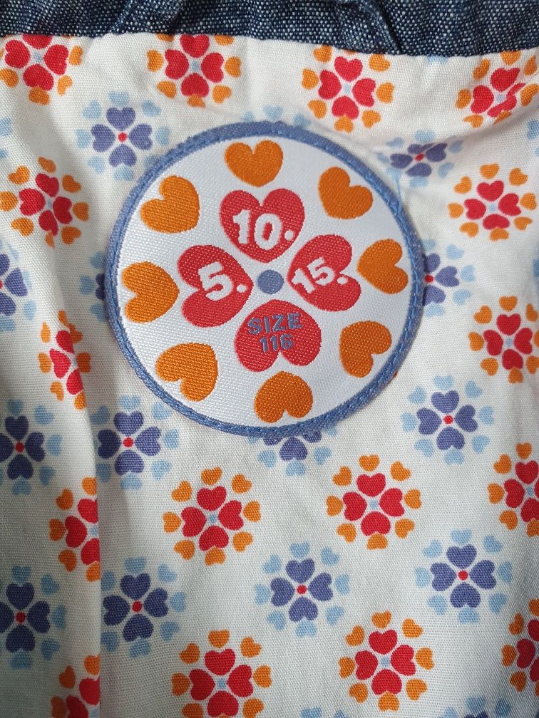 Płaszczyk 5 10 15 rozm. 116 granatowy