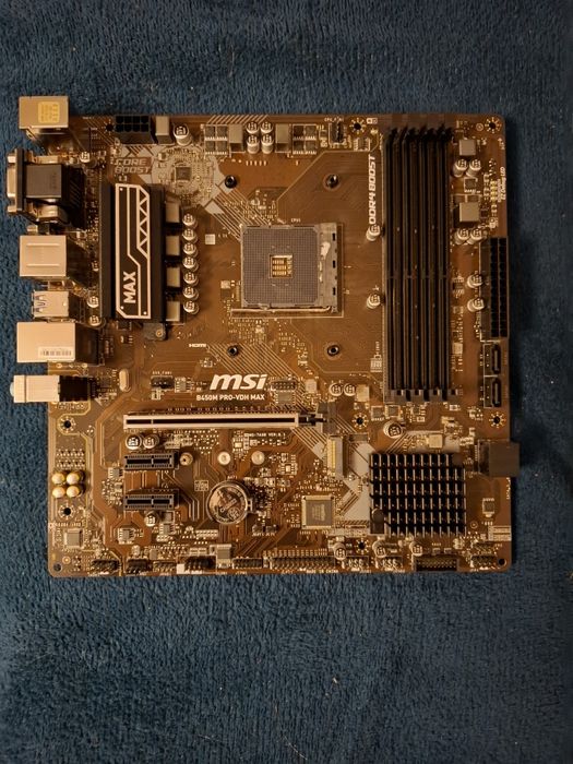 Płyta głowna MSI b450m pro-vdh max
