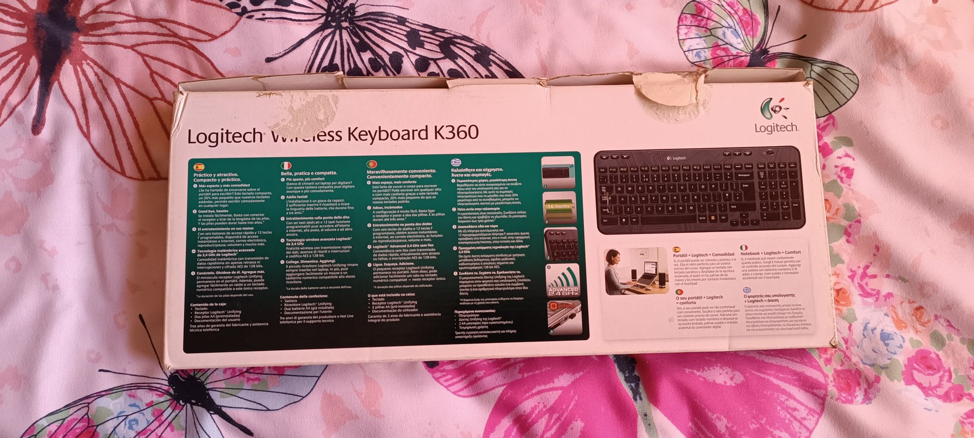 Logitech keyboard k360