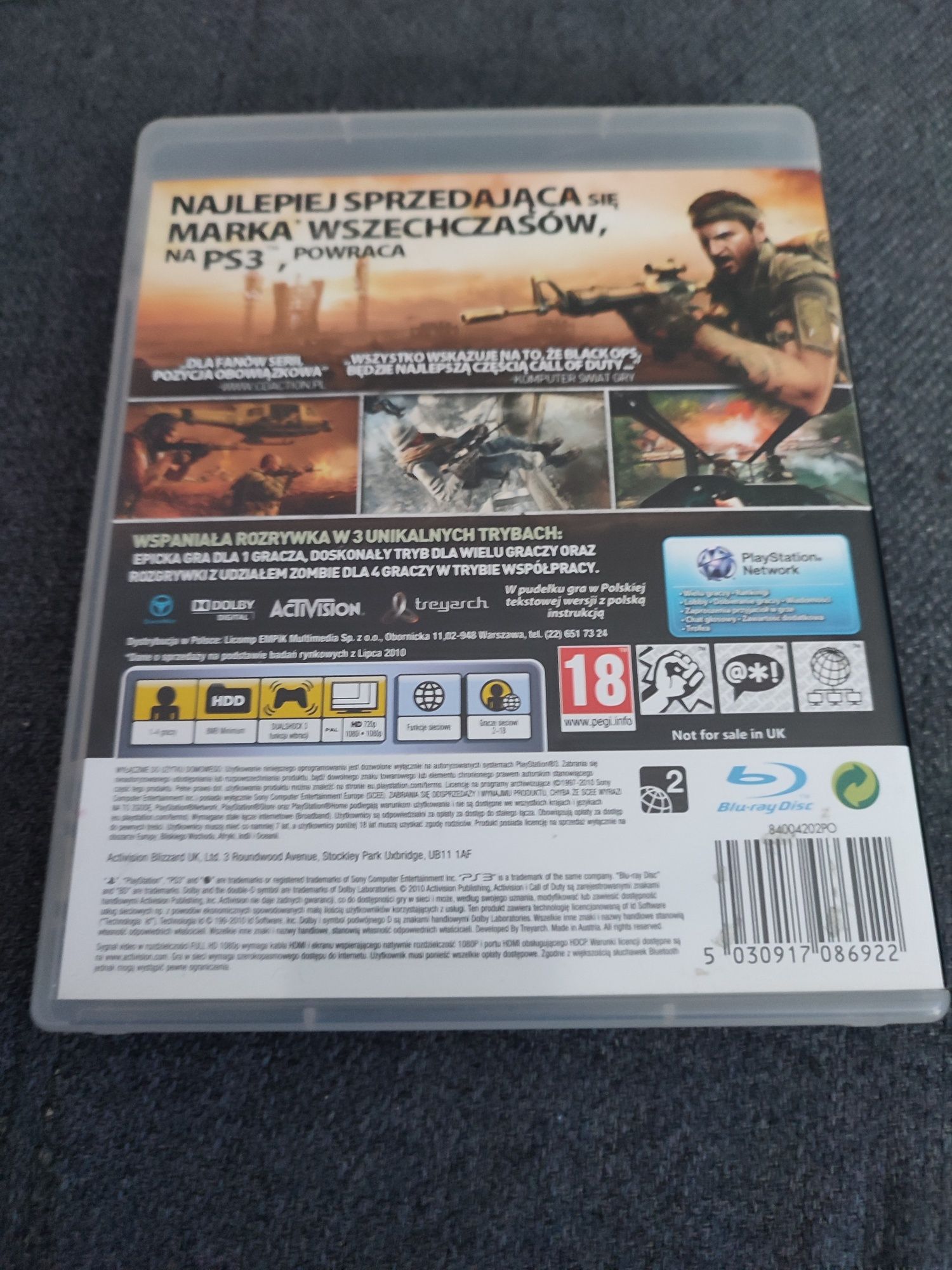 Gra PlayStation 3 Call od Duty Black Ops