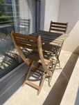 Conjunto de mesa e cadeiras de jardim/varanda