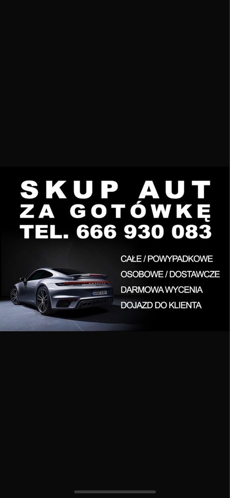 Skup Aut każdy stan konkurencyjne ceny dojazd do klienta