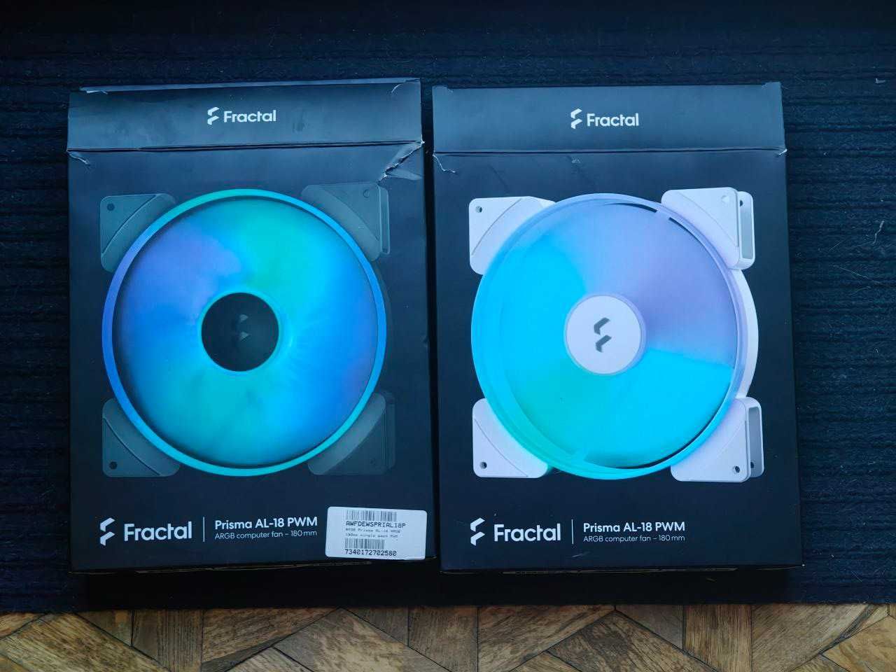 wentylatory Fractal Design Prisma AL-18 PWM  czarny lub biały