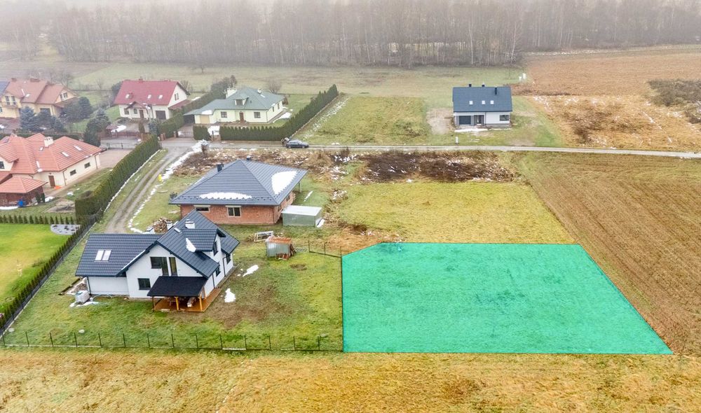 Działka z pozwoleniem na budowę