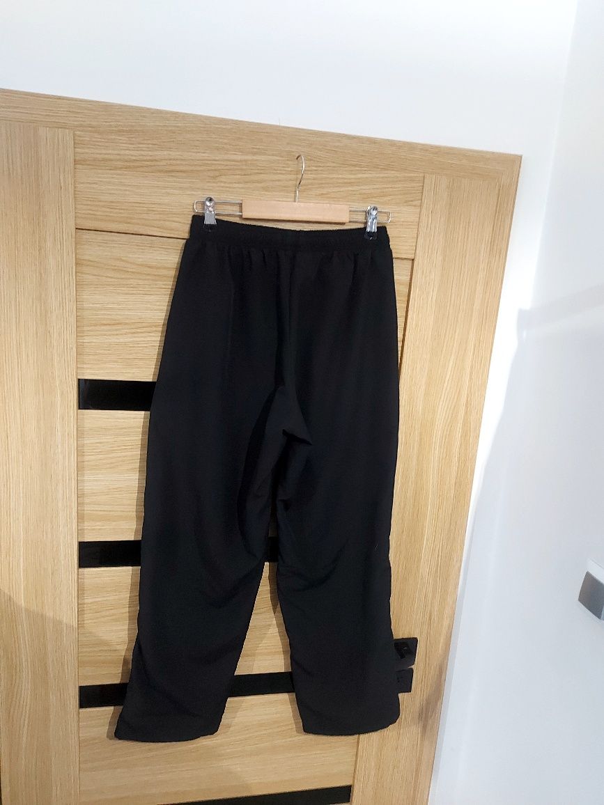 Adidas spodnie sportowe dresowe czarne roz S/M prosta nogawka