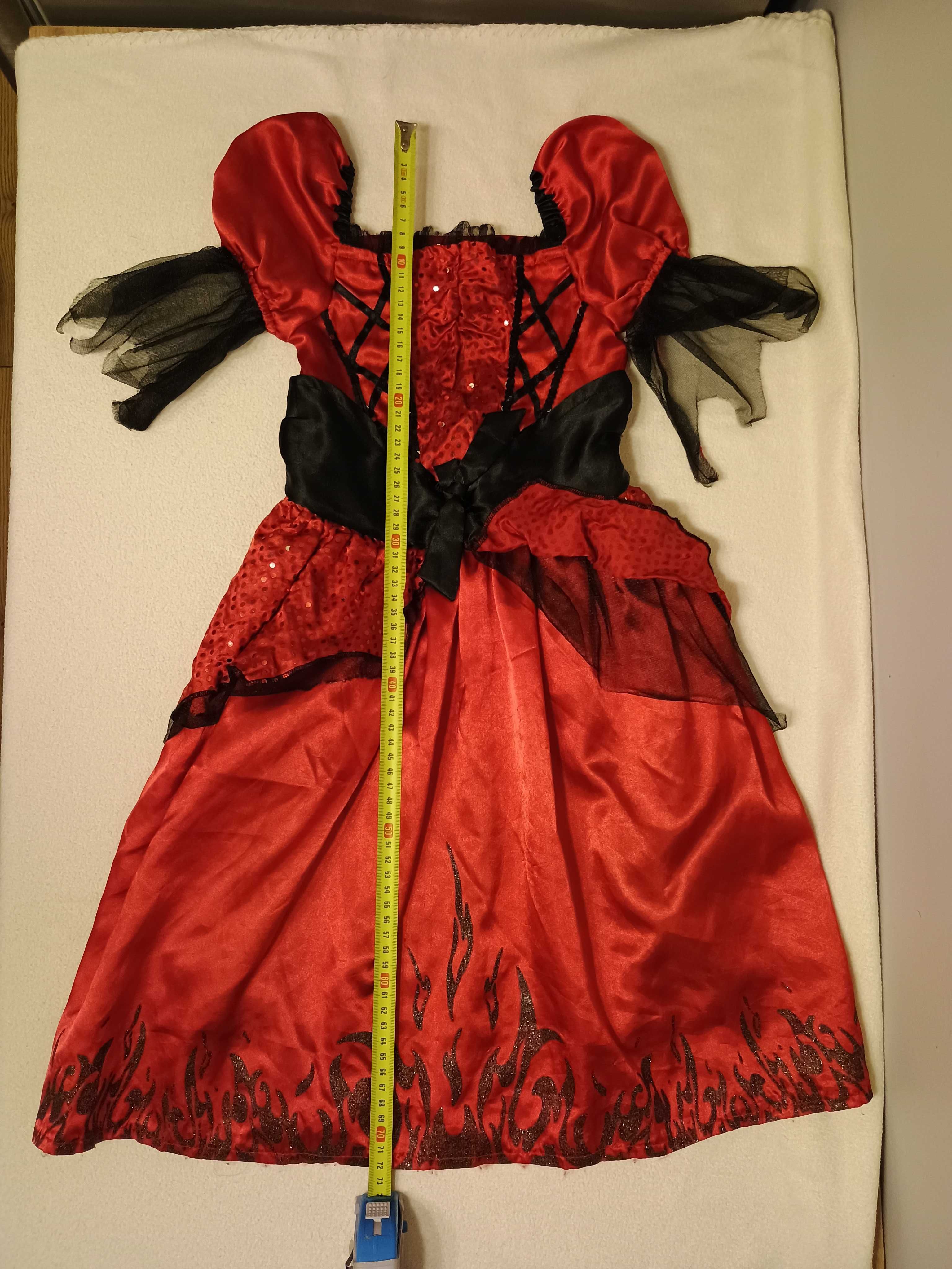 Suknia na Halloween, Sylwester, Karnawał itp. wiek 4-6 lat, st. bdb-