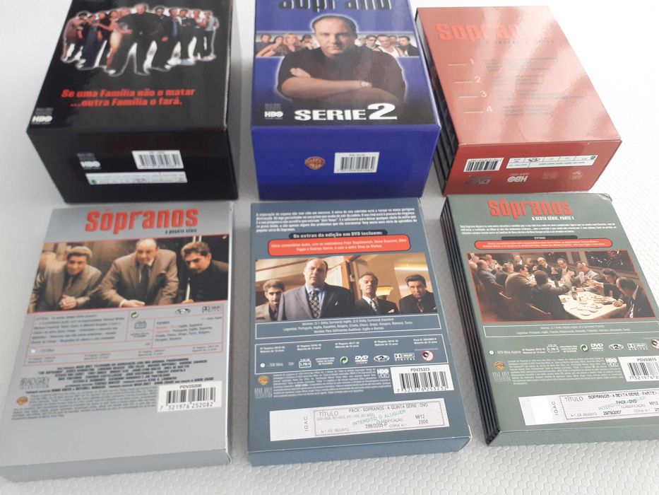 Colecção Sopranos em DVD