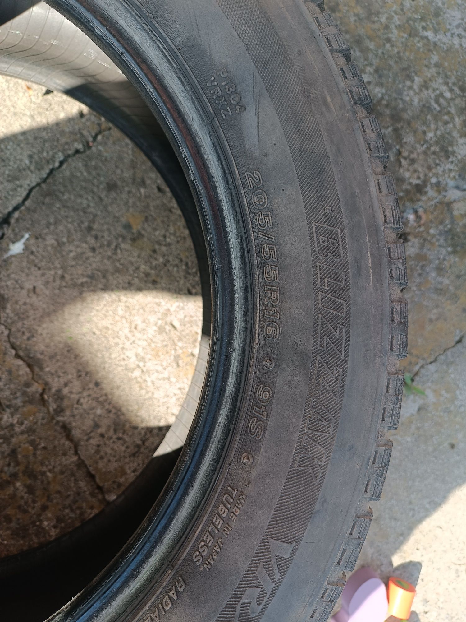 Шини r16 205/55 BRIDGESTONE