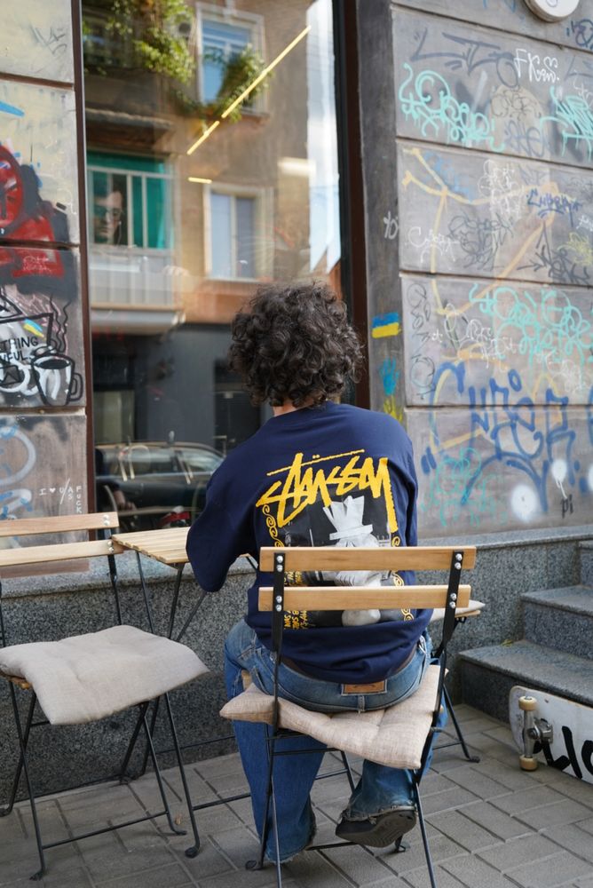 ‼️Акція -25%‼️ Футболки stussy x carhatt oversize плотные